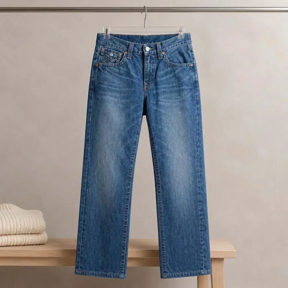 Vintage True Religion Billy Big T Bootcut Denim Jeans Size 33 #1189